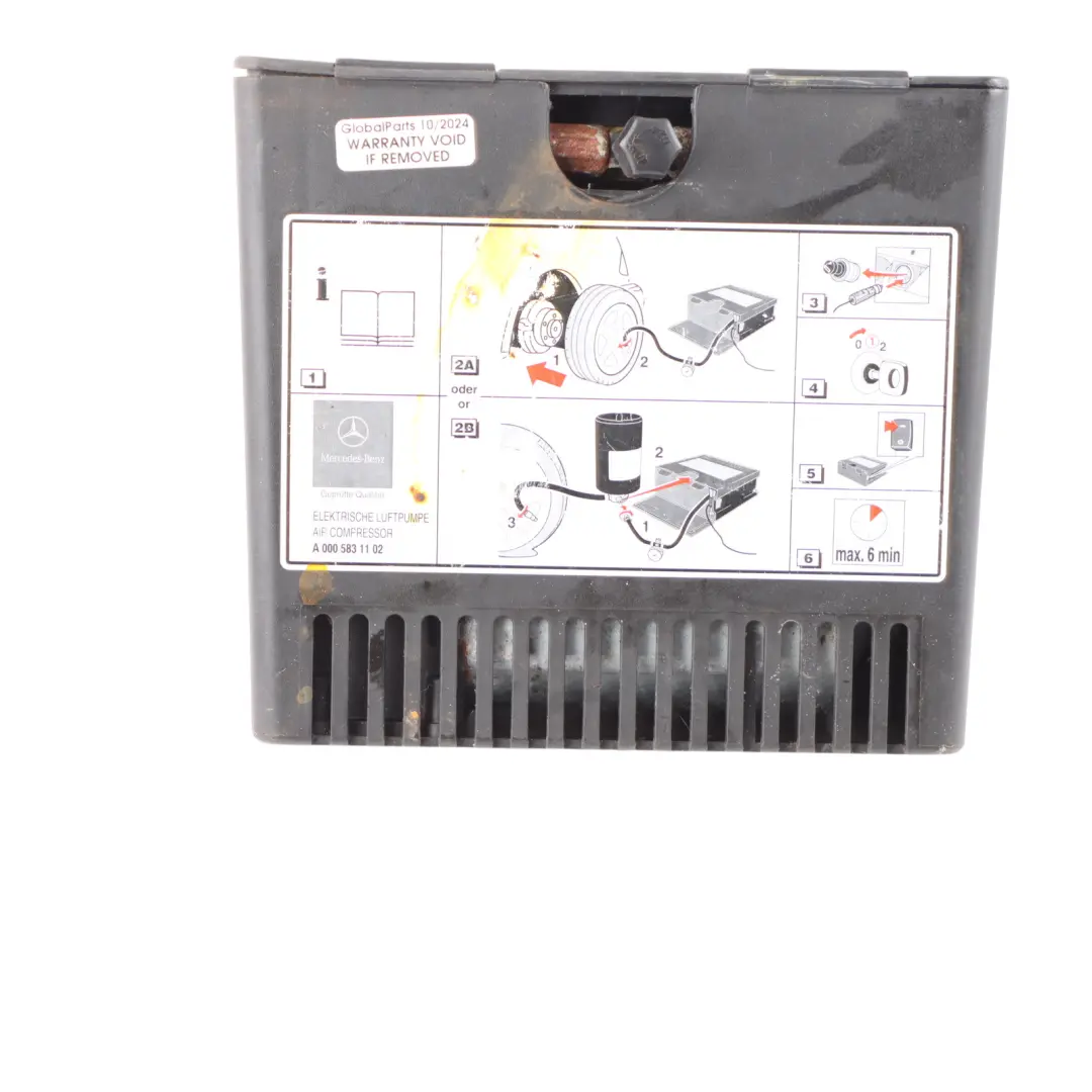 Mercedes R171 Tyre Emergency Tool Kit Compressor Boot Trunk Storage - SKU A1716840537-2 - Part number A1716840537