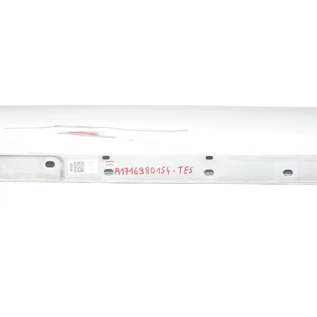 Mercedes R171 Faldón cubre umbral de puerta izquierdo Tellurium Silver 762 - SKU A1716980154-TES - Número de pieza A1716980154