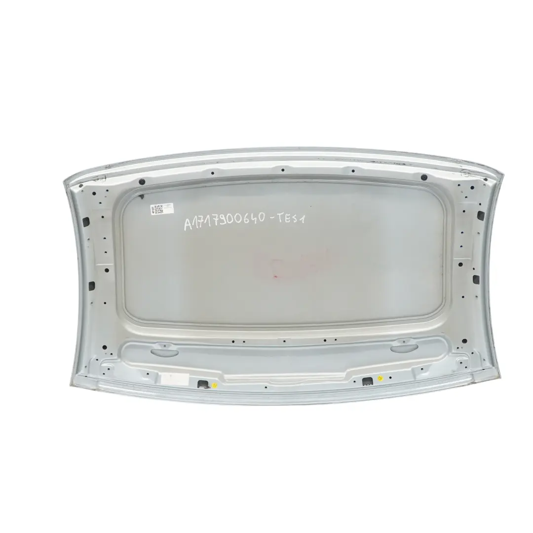 Couvercle de toit rigide pliable Tellurium Silver - 762 pour Mercedes SLK R171 à propos du numéro de pièce A1717900640 Mercedes SLK R171 Couvercle de toit rigide pliable Tellurium Silver - 762 - SKU A1717900640-TES1 - Numéro de pièce A1717900640