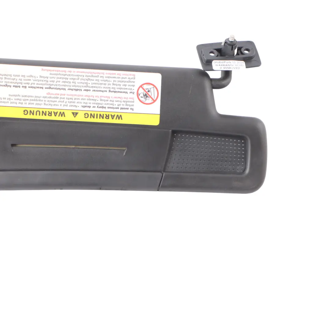 Mercedes SLK R171 Front Sun Visor Cover Left N/S Mirror Panel Black - SKU A1718100310-1 - Part number A1718100310