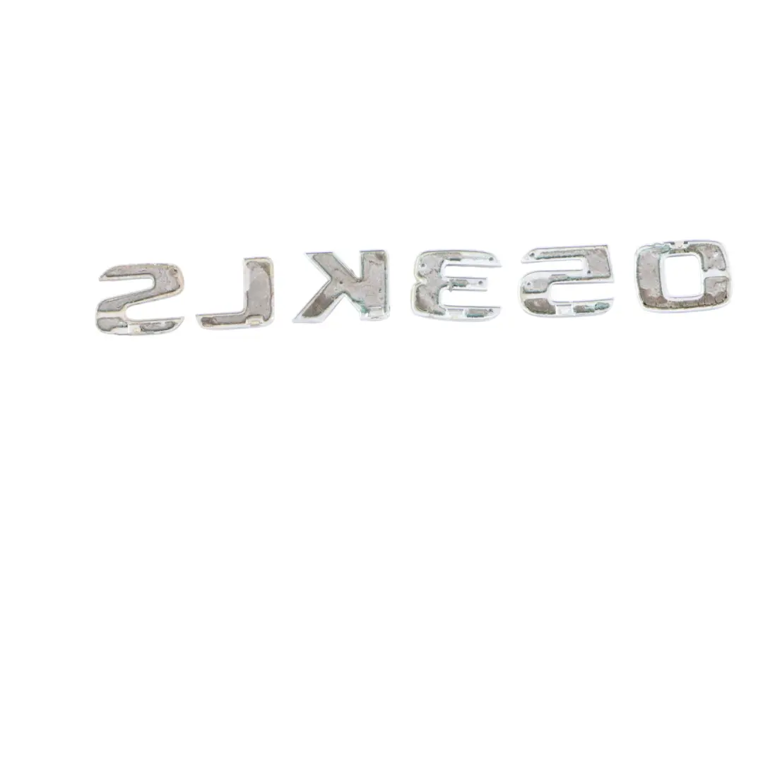 Bootlid Tailgate SLK350 Lettering Emblem Badge to Mercedes R171 Rear with Part number A1718170415 Mercedes R171 Rear Bootlid Tailgate SLK350 Lettering Emblem Badge - SKU A1718170415 - Part number A1718170415