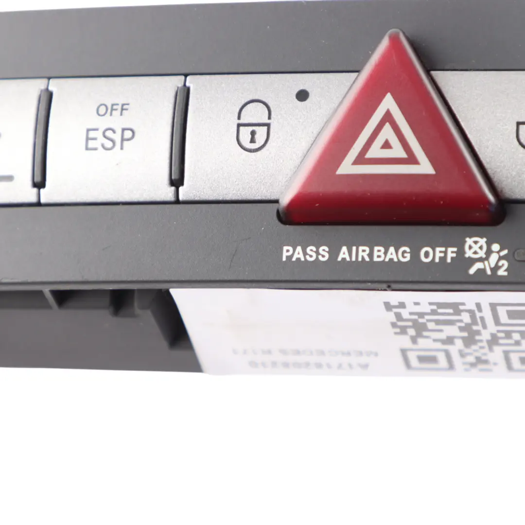 Hazard Lights Switch Panel ESP Heated Seats to Mercedes SLK R171 with Part number A1718208210 Mercedes SLK R171 Hazard Lights Switch Panel ESP Heated Seats - SKU A1718208210 - Part number A1718208210