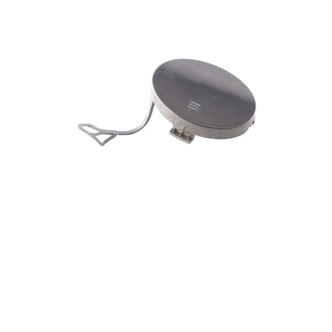 Bumper Towing Eye Cover Obsidian Black Metallic - 197 to Mercedes SLK R171 Rear with Part number A1718850023 Mercedes SLK R171 Rear Bumper Towing Eye Cover Obsidian Black Metallic - 197 - SKU A1718850023-OB - Part number A1718850023