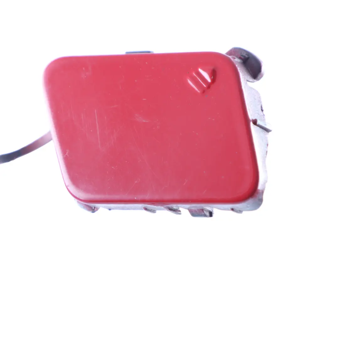 Front Bumper Towing Hook Eye Cover Feueropal Fire Opal Red - 590 to Mercedes R171 with Part number A1718850223 Mercedes R171 Front Bumper Towing Hook Eye Cover Feueropal Fire Opal Red - 590 - SKU A1718850223-FUP - Part number A1718850223