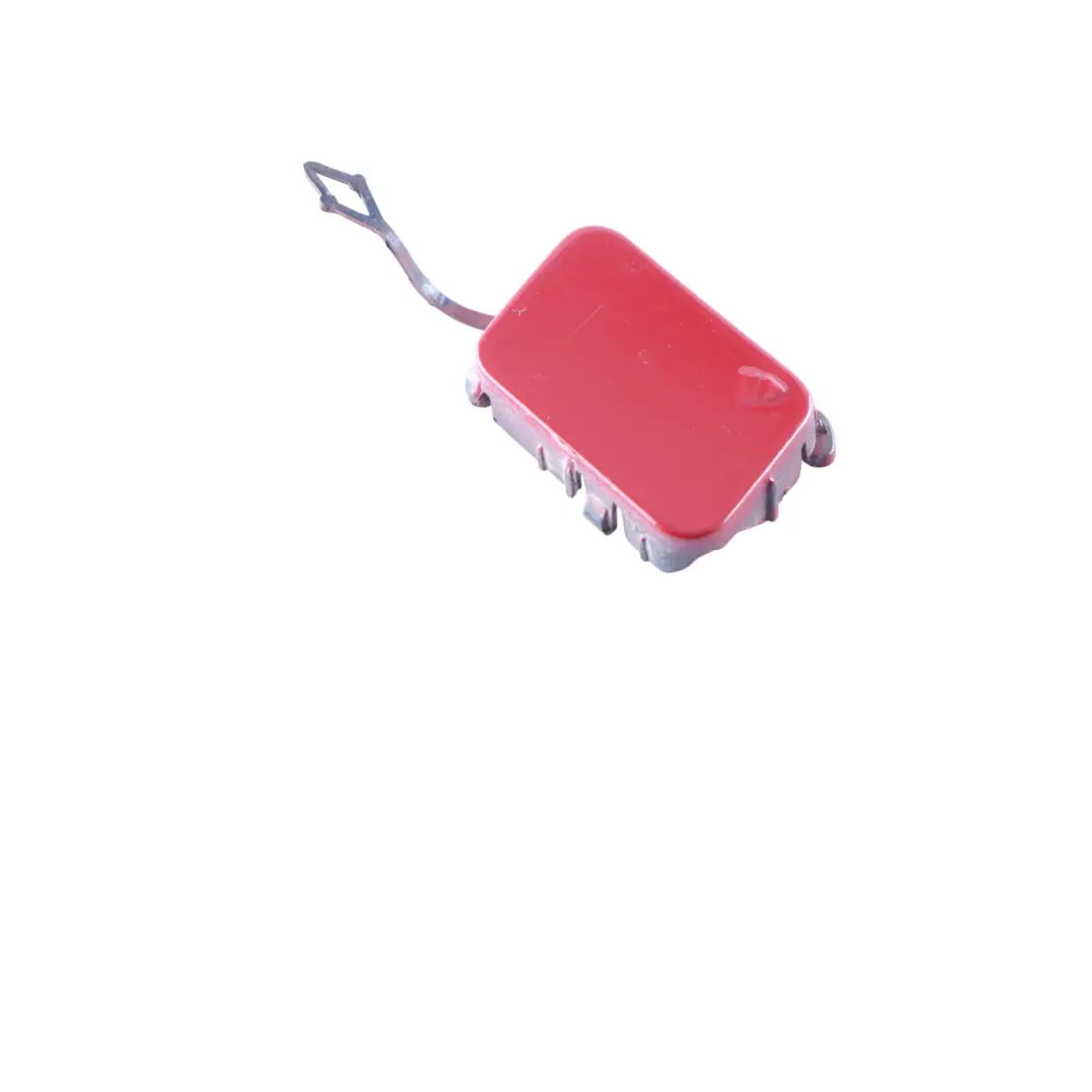 Front Bumper Towing Hook Eye Cover Feueropal Fire Opal Red - 590 to Mercedes R171 with Part number A1718850223 Mercedes R171 Front Bumper Towing Hook Eye Cover Feueropal Fire Opal Red - 590 - SKU A1718850223-FUP - Part number A1718850223