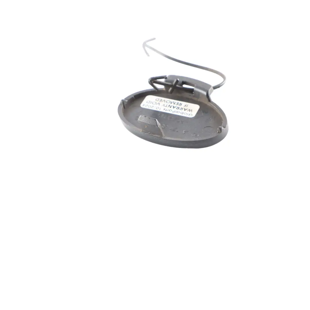 Front Bumper Towing Hook Eye Cover Obsidian Black 197 to Mercedes R171 with Part number A1718850723 Mercedes R171 Front Bumper Towing Hook Eye Cover Obsidian Black 197 - SKU A1718850723-OB - Part number A1718850723