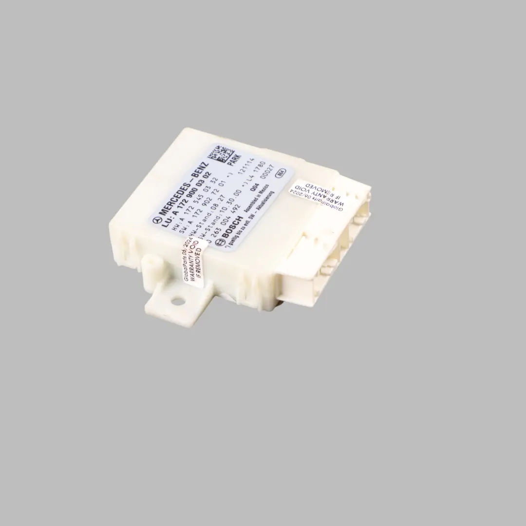 PDC Parkdistanzsensor Steuermodul Einheit für Mercedes R172 mit Teilenummer A1729000302 Mercedes R172 PDC Parkdistanzsensor Steuermodul Einheit - SKU A1729000302 - Teilenummer A1729000302