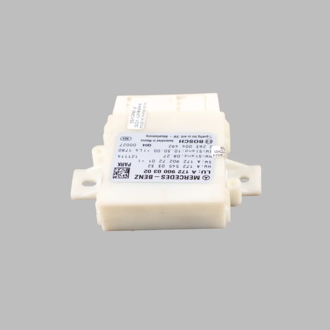 Moduł Sterownik Parkowania PDC do Mercedes R172 o numerze A1729000302 Mercedes R172 Moduł Sterownik Parkowania PDC - SKU A1729000302 - Numer Części A1729000302