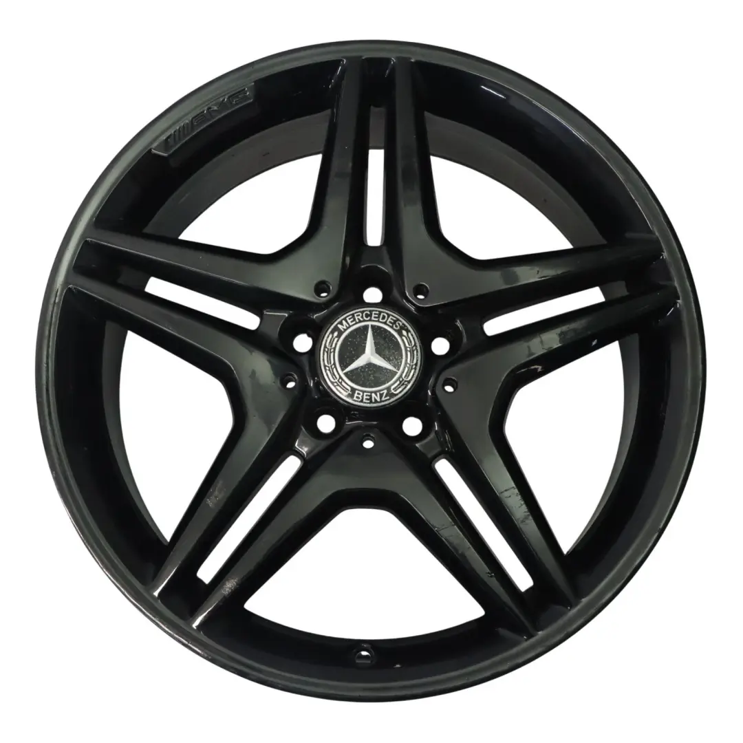 Alloy Rim 18" 5 Double Spoke ET:52 7.5J to Mercedes W176 W246 AMG Wheel with Part number A1764010302 Mercedes W176 W246 AMG Wheel Alloy Rim 18" 5 Double Spoke ET:52 7.5J - SKU A1764010302-10 - Part number A1764010302