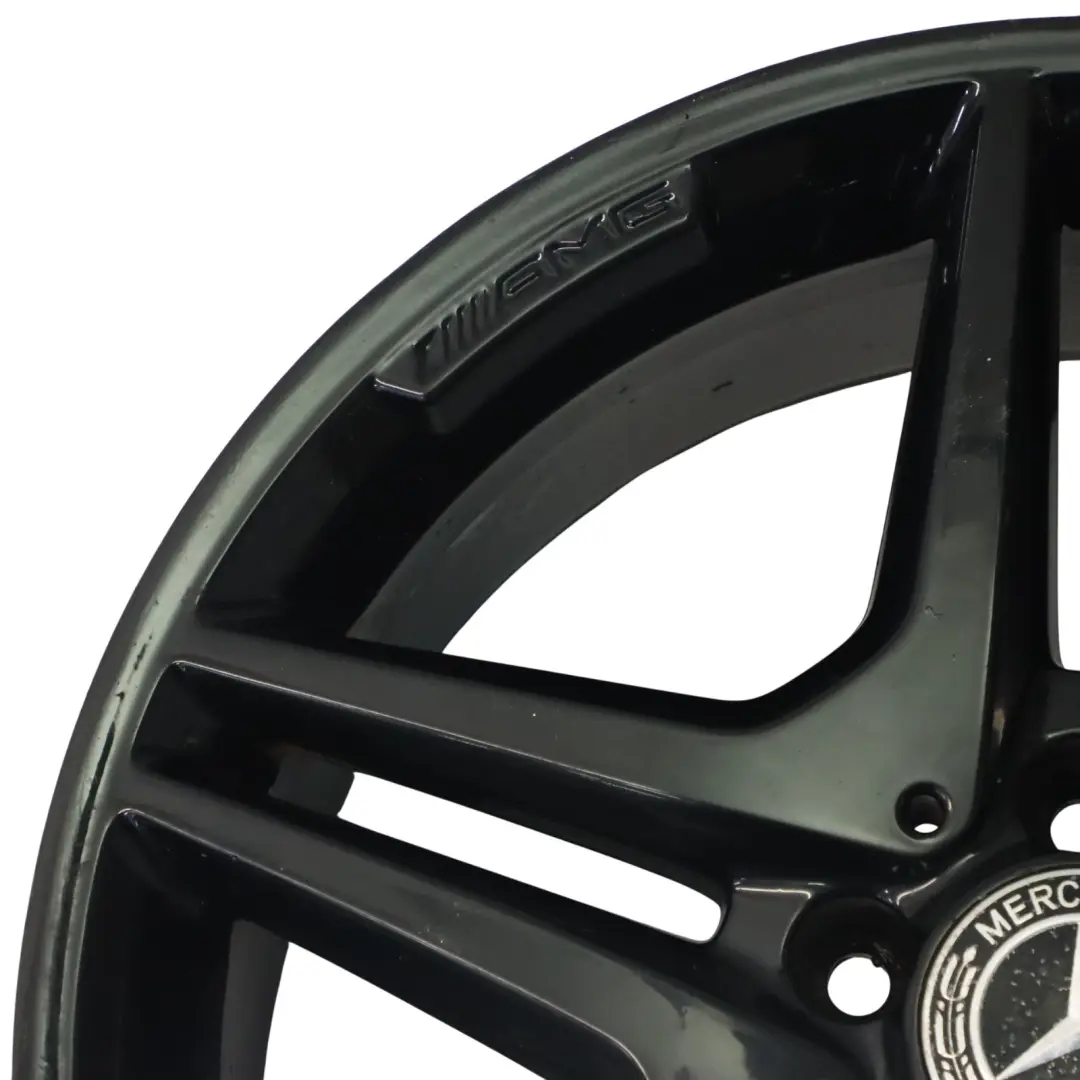 Alloy Rim 18" 5 Double Spoke ET:52 7.5J to Mercedes W176 W246 AMG Wheel with Part number A1764010302 Mercedes W176 W246 AMG Wheel Alloy Rim 18" 5 Double Spoke ET:52 7.5J - SKU A1764010302-10 - Part number A1764010302