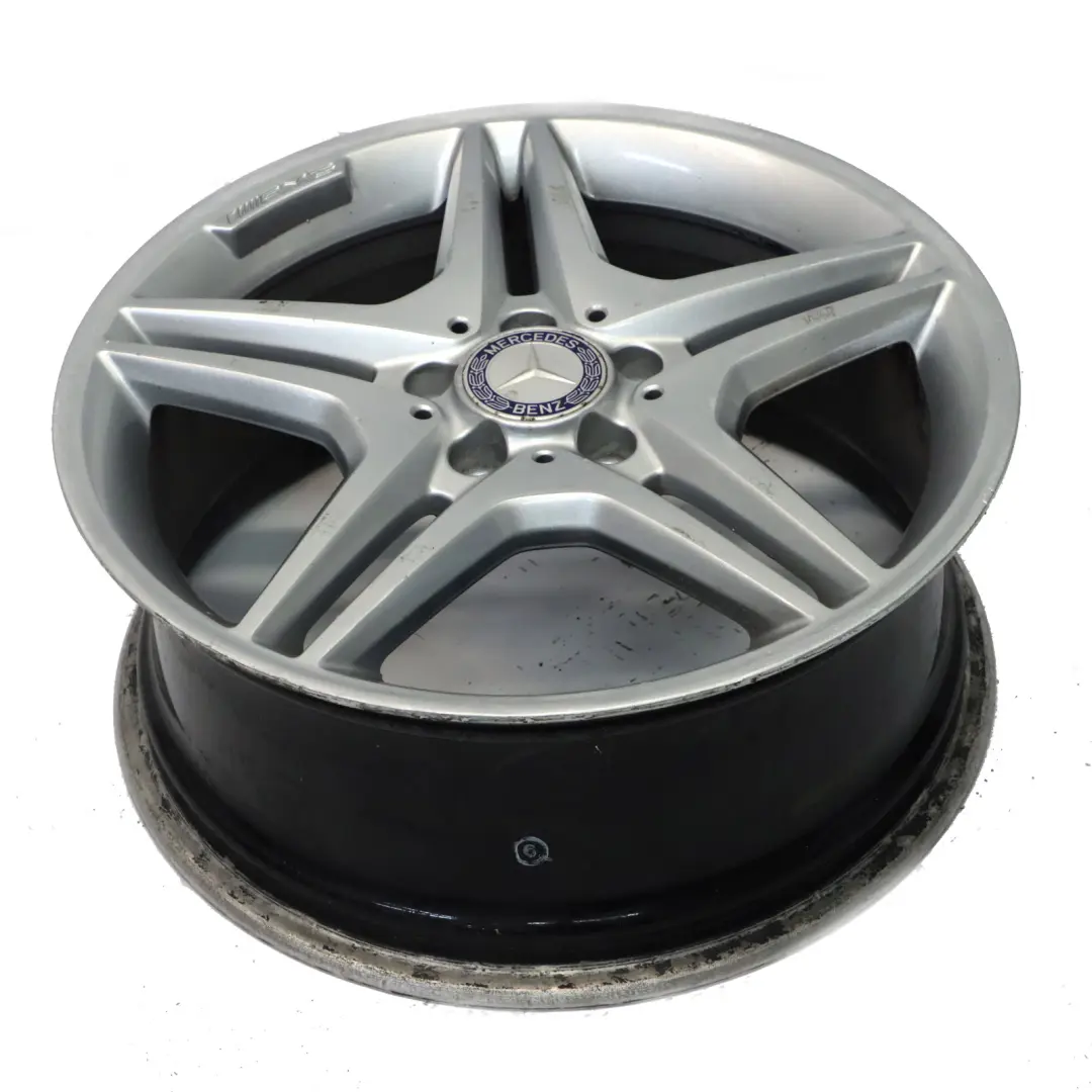 Mercedes W176 W246 AMG Wheel Alloy Rim 18" 5 Double Spoke ET:52 7.5J - SKU A1764010302-5 - Part number A1764010302