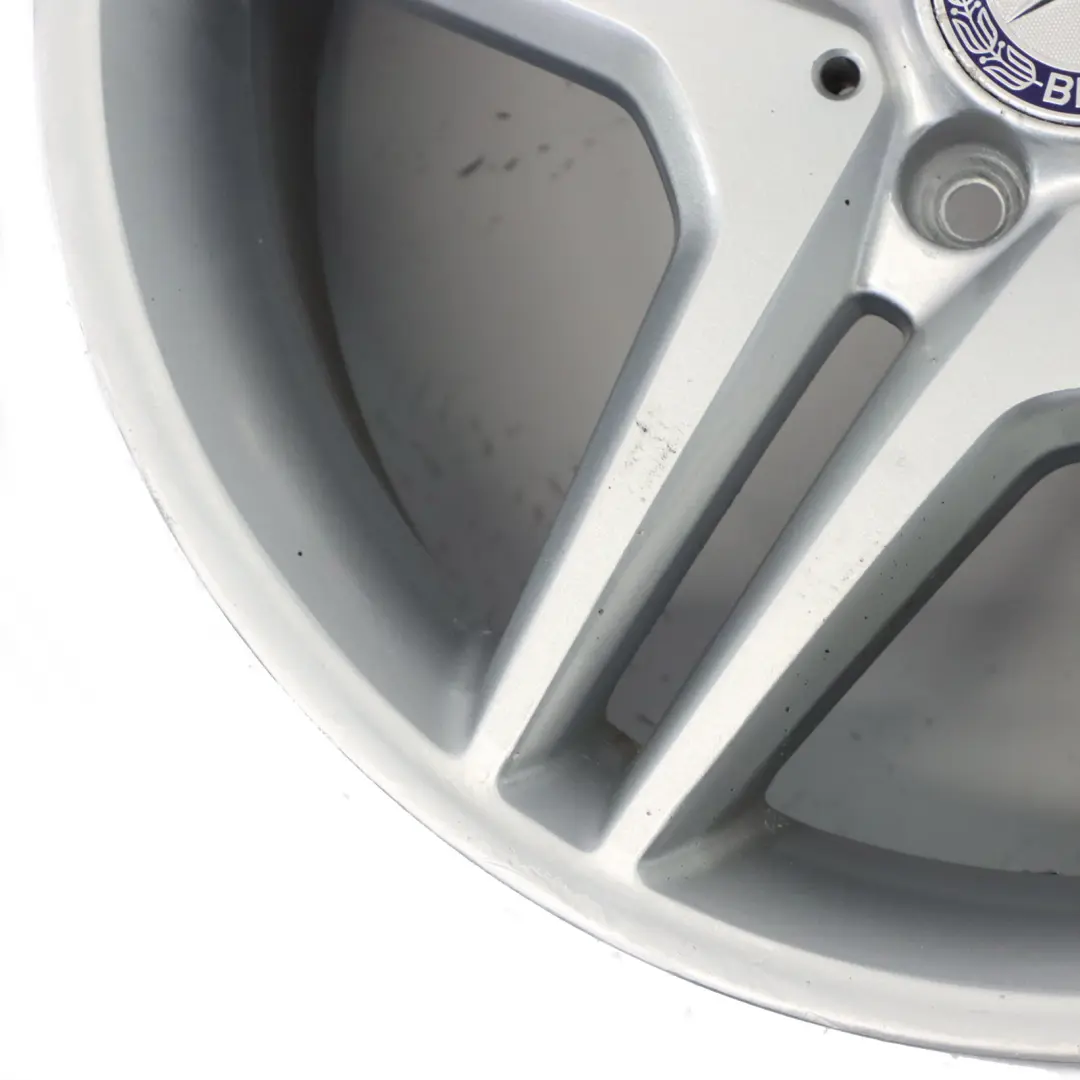 Alloy Rim 18" 5 Double Spoke ET:52 7.5J to Mercedes W176 W246 AMG Wheel with Part number A1764010302 Mercedes W176 W246 AMG Wheel Alloy Rim 18" 5 Double Spoke ET:52 7.5J - SKU A1764010302-6 - Part number A1764010302