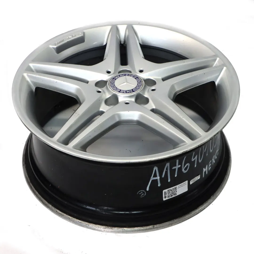 Cerchio in lega 18" 5 doppie razze ET:52 7.5J per Mercedes W176 W246 AMG con numero di parte A1764010302 Mercedes W176 W246 AMG Cerchio in lega 18" 5 doppie razze ET:52 7.5J - SKU A1764010302-6 - Numero di parte A1764010302
