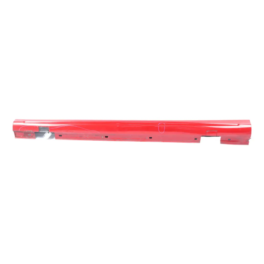 Side Skirt AMG Left N/S Door Sill Cover Jupiter Red - 589 to Mercedes W176 W246 with Part number A1766980054 Mercedes W176 W246 Side Skirt AMG Left N/S Door Sill Cover Jupiter Red - 589 - SKU A1766980054-JUR - Part number A1766980054