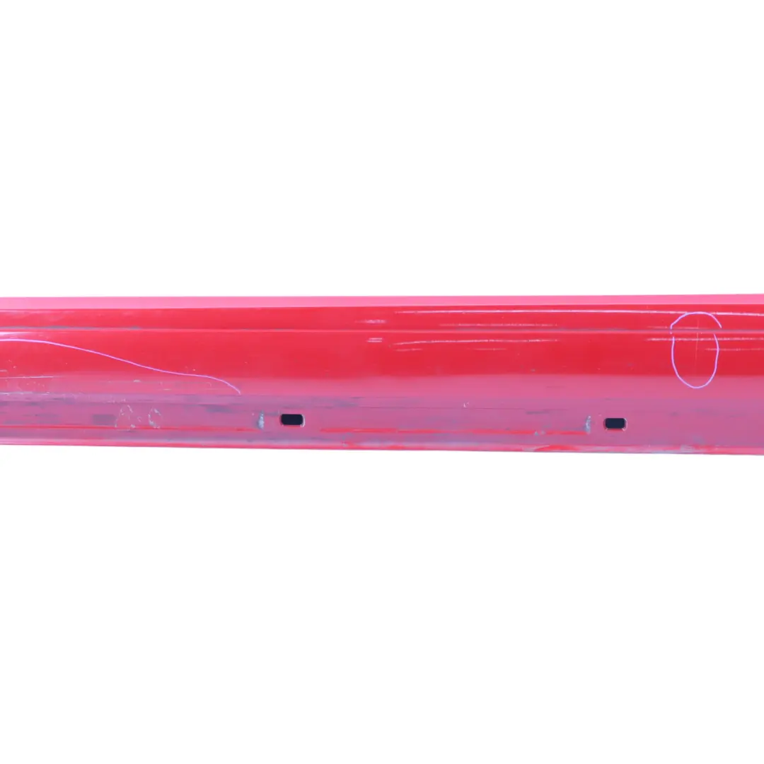 Side Skirt AMG Left N/S Door Sill Cover Jupiter Red - 589 to Mercedes W176 W246 with Part number A1766980054 Mercedes W176 W246 Side Skirt AMG Left N/S Door Sill Cover Jupiter Red - 589 - SKU A1766980054-JUR - Part number A1766980054