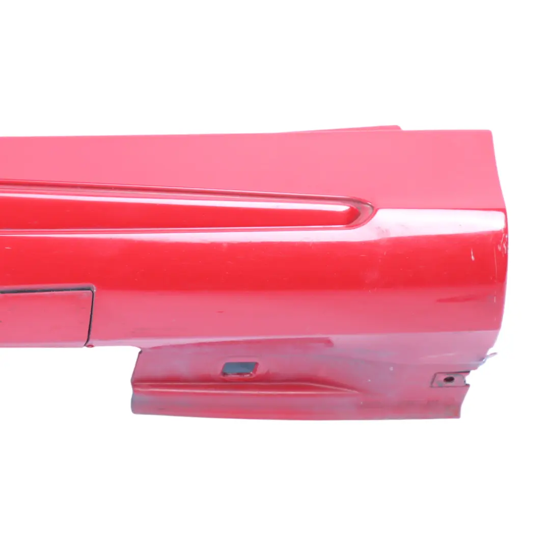 Side Skirt AMG Left N/S Door Sill Cover Jupiter Red - 589 to Mercedes W176 W246 with Part number A1766980054 Mercedes W176 W246 Side Skirt AMG Left N/S Door Sill Cover Jupiter Red - 589 - SKU A1766980054-JUR - Part number A1766980054