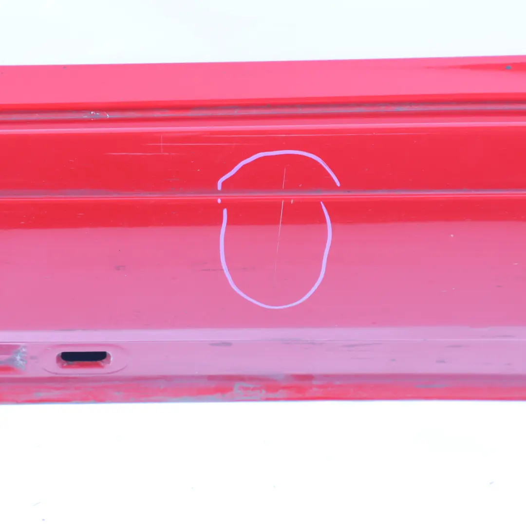 Side Skirt AMG Left N/S Door Sill Cover Jupiter Red - 589 to Mercedes W176 W246 with Part number A1766980054 Mercedes W176 W246 Side Skirt AMG Left N/S Door Sill Cover Jupiter Red - 589 - SKU A1766980054-JUR - Part number A1766980054