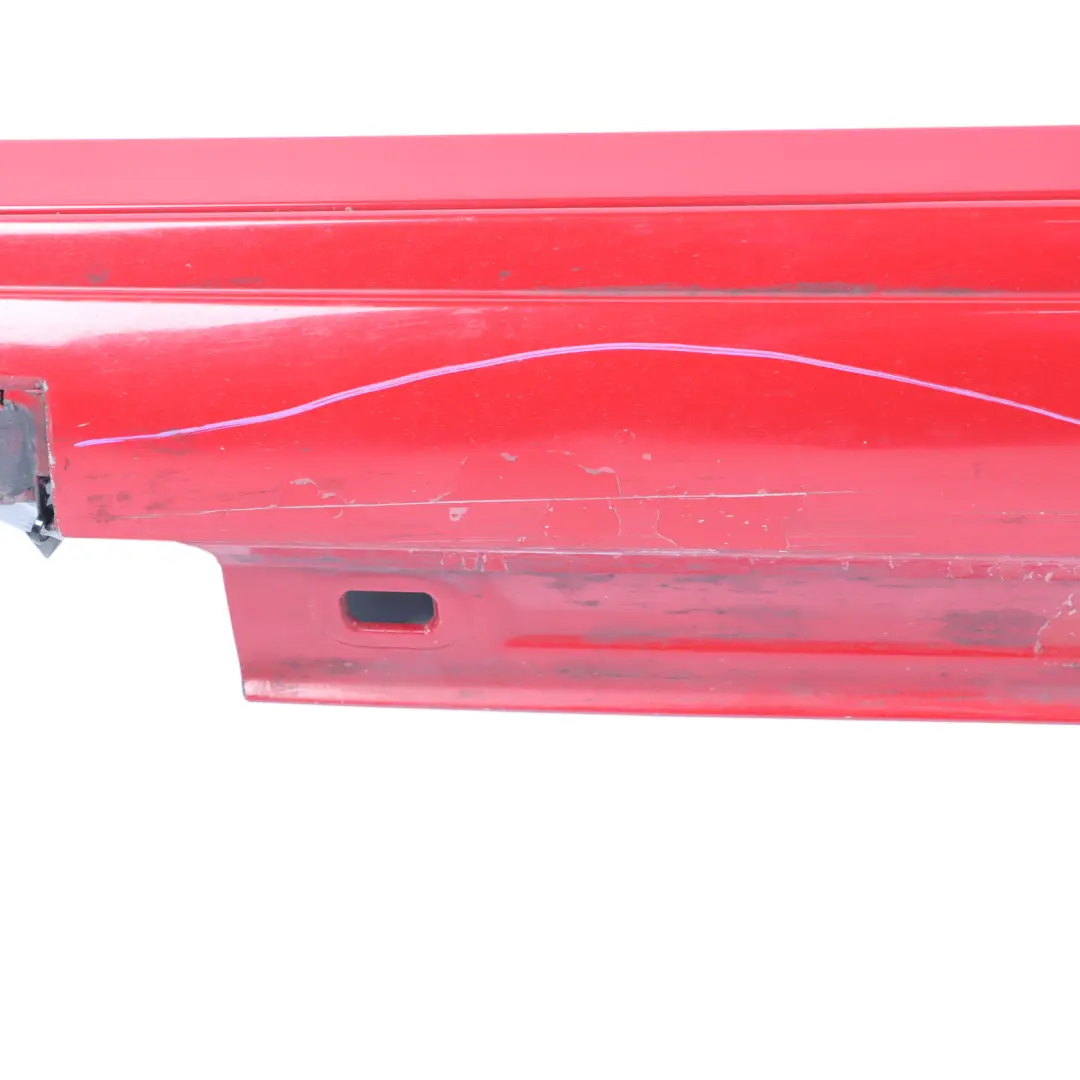 Side Skirt AMG Left N/S Door Sill Cover Jupiter Red - 589 to Mercedes W176 W246 with Part number A1766980054 Mercedes W176 W246 Side Skirt AMG Left N/S Door Sill Cover Jupiter Red - 589 - SKU A1766980054-JUR - Part number A1766980054