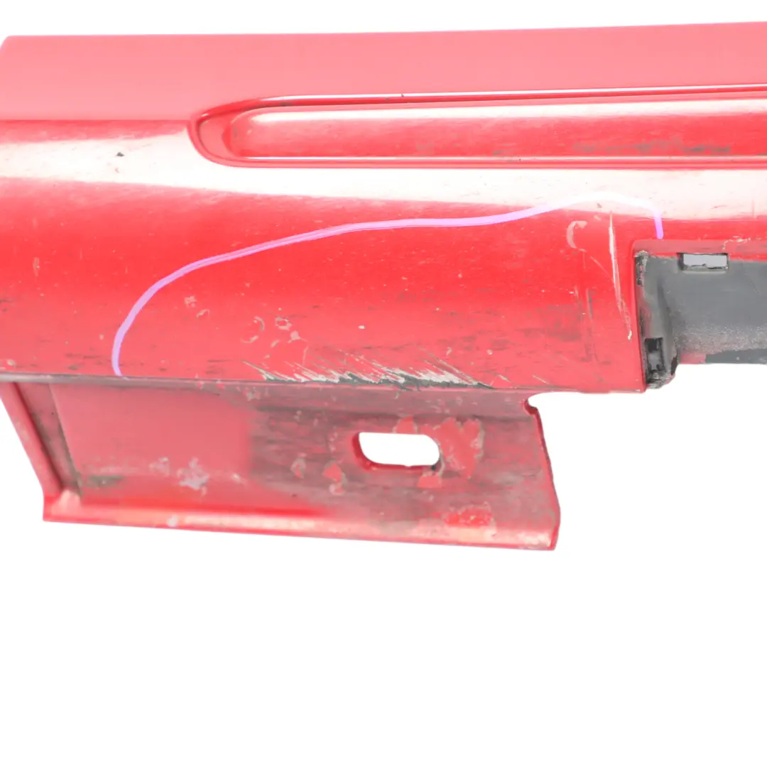 Side Skirt AMG Left N/S Door Sill Cover Jupiter Red - 589 to Mercedes W176 W246 with Part number A1766980054 Mercedes W176 W246 Side Skirt AMG Left N/S Door Sill Cover Jupiter Red - 589 - SKU A1766980054-JUR - Part number A1766980054