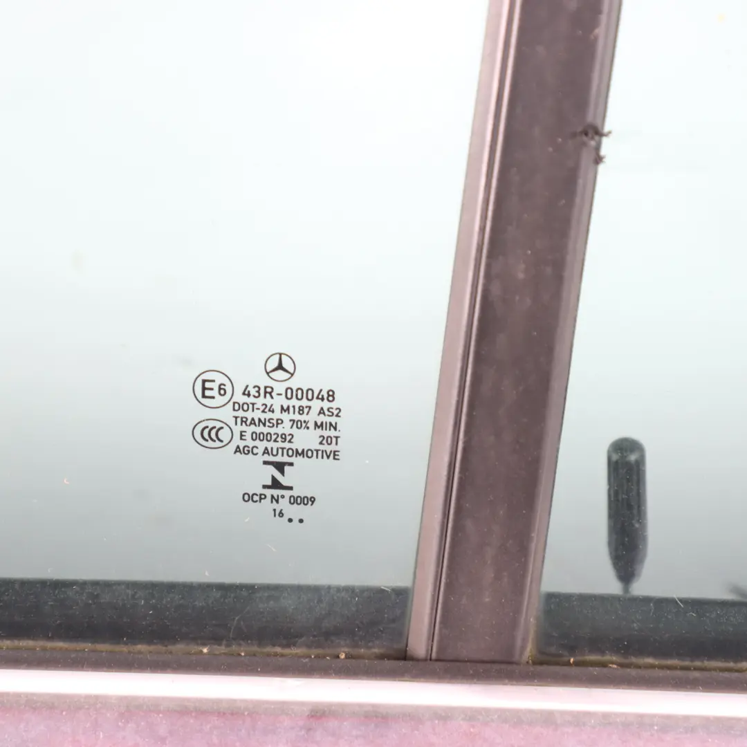 Door Rear Left N/S A-Class Mountain Grey Metallic - 787 to Mercedes W176 with Part number A1767300105 Mercedes W176 Door Rear Left N/S A-Class Mountain Grey Metallic - 787 - SKU A1767300105-MG - Part number A1767300105