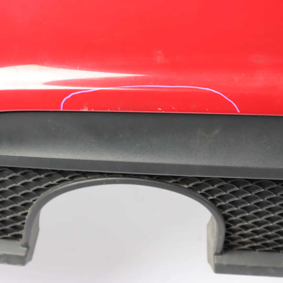 Zderzak Tylny AMG Czerwony Jupiter Red - 589 do Mercedes W176 o numerze A1768805740 Mercedes W176 Zderzak Tylny AMG Czerwony Jupiter Red - 589 - SKU A1768805740-JUR - Numer Części A1768805740