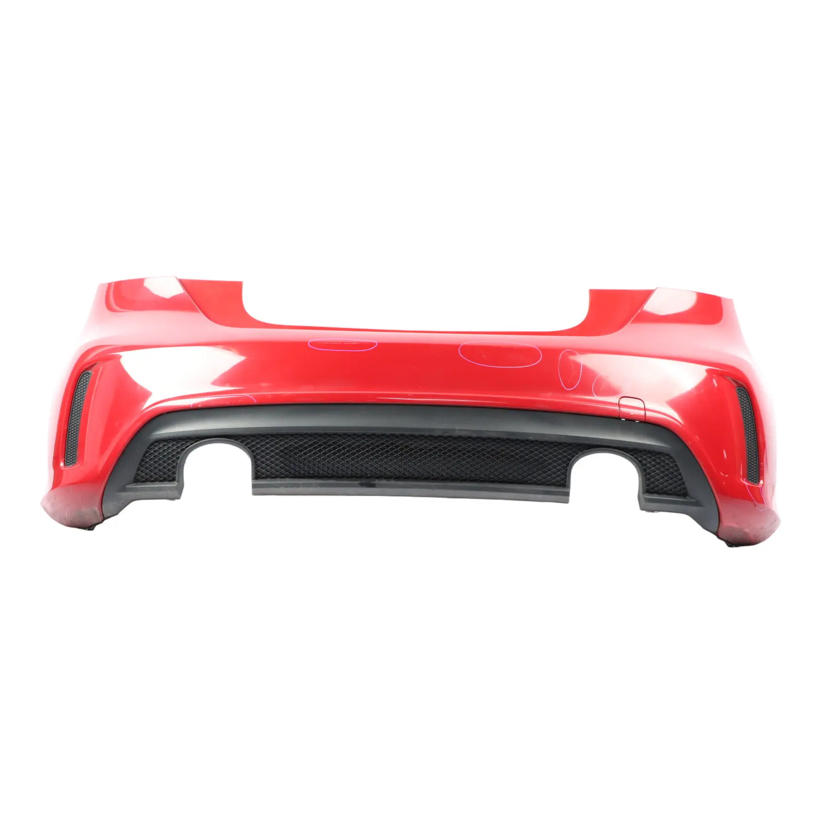 Mercedes W176 Zderzak Tylny AMG Czerwony Jupiter Red - 589 A1768805740