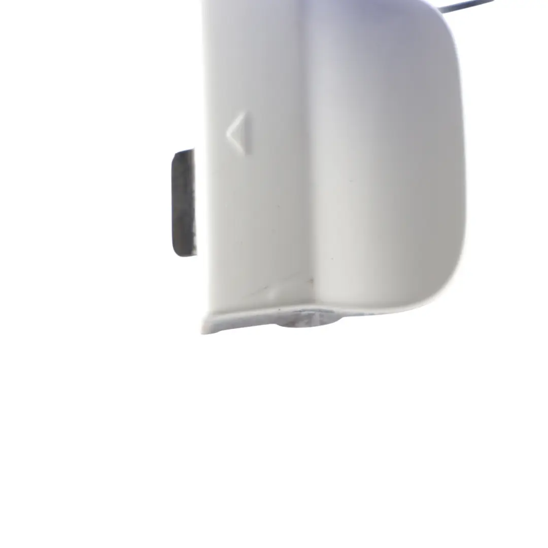 Bumper Towing Eye Hook Cover Calcite White 650 to Mercedes W176 Rear with Part number A1768852122 Mercedes W176 Rear Bumper Towing Eye Hook Cover Calcite White 650 - SKU A1768852122-CW - Part number A1768852122