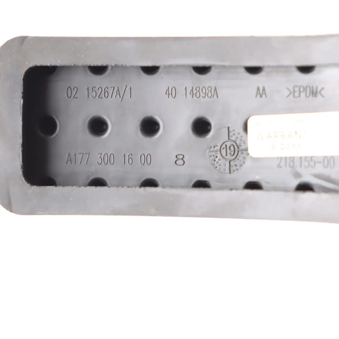 Brake Throttle Pedal Trim Cover Set to Mercedes CLA C118 W177 with Part number A1773001600 Mercedes CLA C118 W177 Brake Throttle Pedal Trim Cover Set - SKU A1773001600-1 - Part number A1773001600