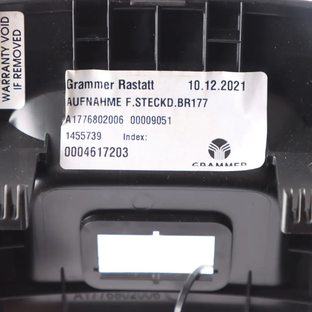 Console centrale Vaschetta portaoggetti posteriore per Mercedes W177 con numero di parte A1776802006 Mercedes W177 Console centrale Vaschetta portaoggetti posteriore - SKU A1776802006-1 - Numero di parte A1776802006