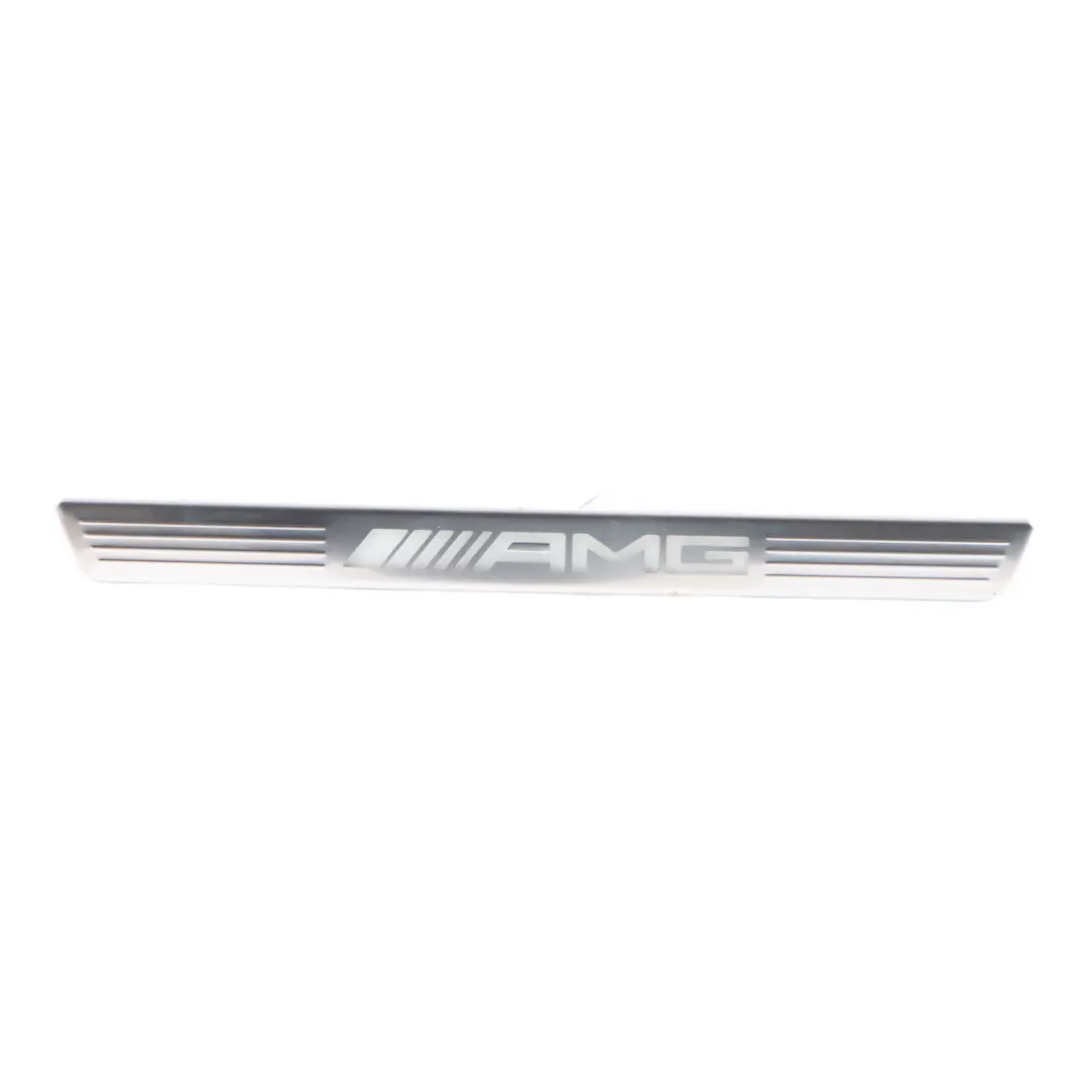 Front Illuminated Door Sill Scuff Strip Plate to Mercedes W177 AMG with Part number A1776808106 Mercedes W177 AMG Front Illuminated Door Sill Scuff Strip Plate - SKU A1776808106 - Part number A1776808106