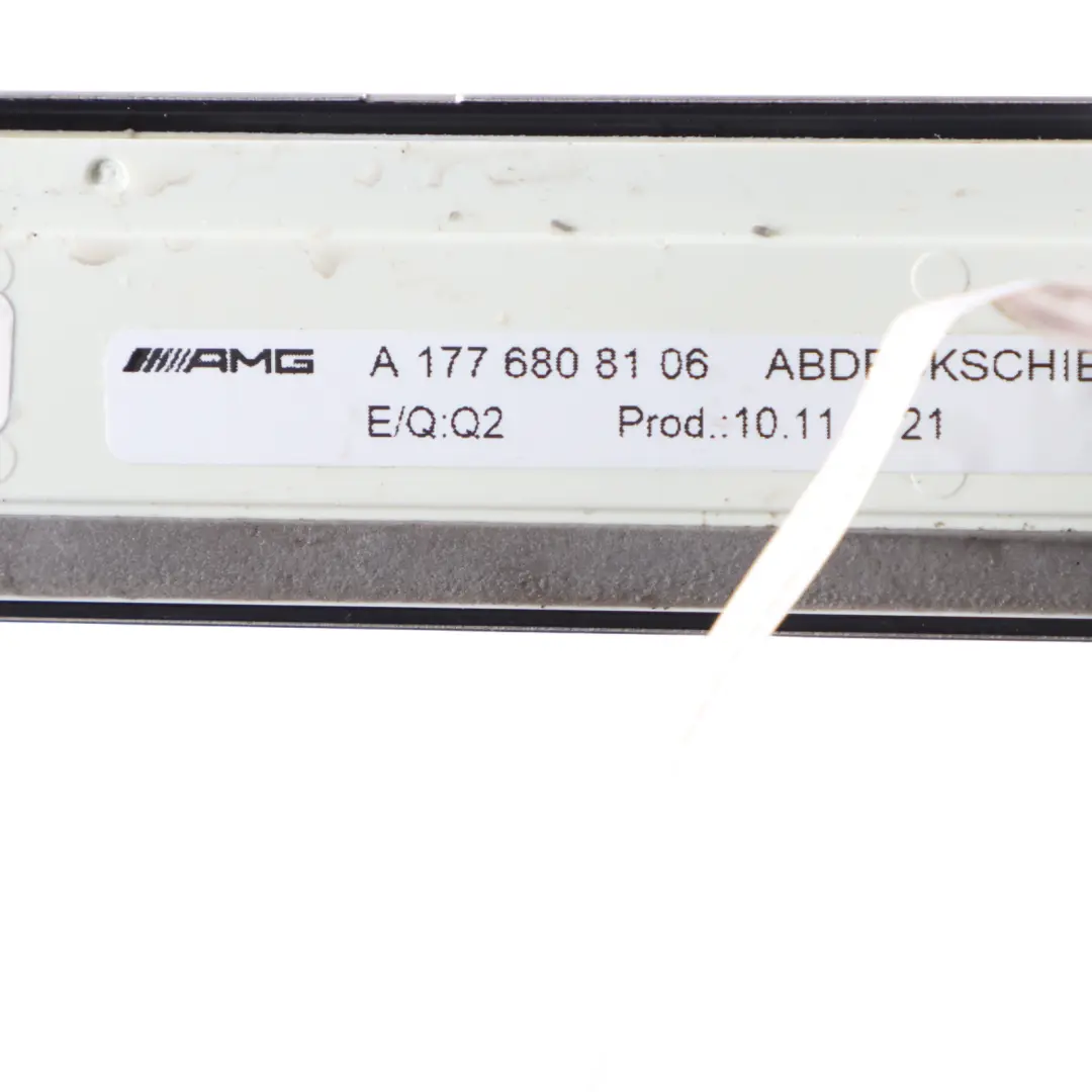 Front Illuminated Door Sill Scuff Strip Plate to Mercedes W177 AMG with Part number A1776808106 Mercedes W177 AMG Front Illuminated Door Sill Scuff Strip Plate - SKU A1776808106 - Part number A1776808106