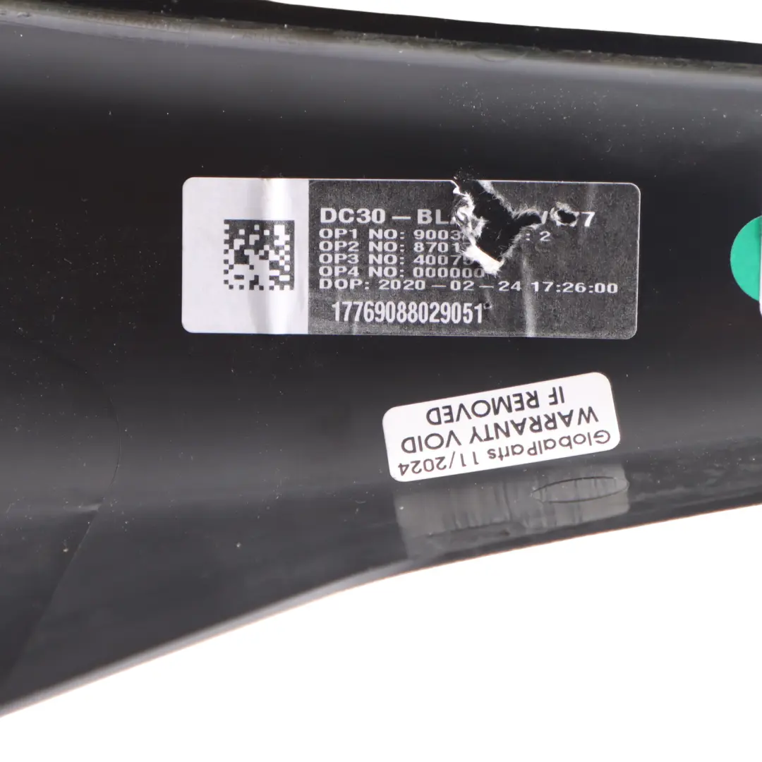 Left N/S C-Pillar Trim Cover Panel Black Interior to Mercedes V177 Rear with Part number A1776908802 Mercedes V177 Rear Left N/S C-Pillar Trim Cover Panel Black Interior - SKU A1776908802 - Part number A1776908802