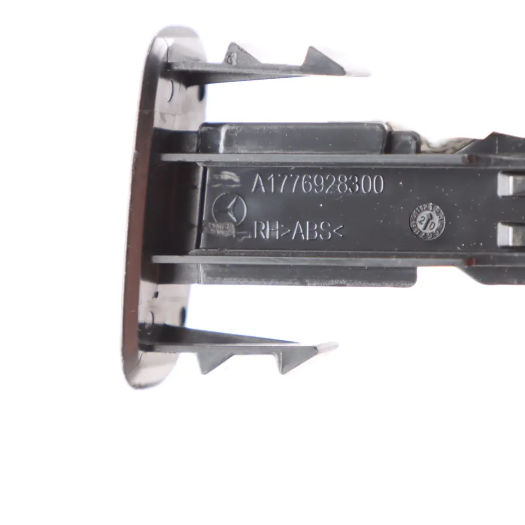 C-Pillar Air Badge Trim Cover Black Rear Right O/S to Mercedes W177 with Part number A1776928300 Mercedes W177 C-Pillar Air Badge Trim Cover Black Rear Right O/S - SKU A1776928300 - Part number A1776928300