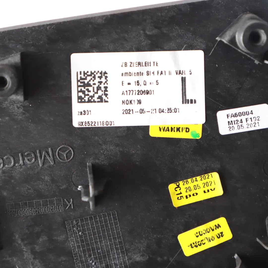  Door Interior Trim Mercedes CLA C118 W177 Cover Front Left N/S - SKU A1777206901 - Part number A1777206901