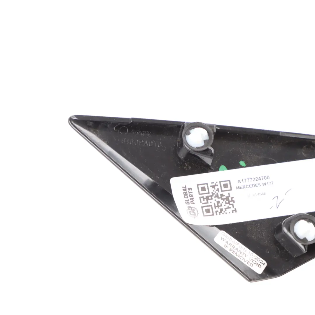 Espejo Delantero Izquierdo Cubierta Alto Brillo para Mercedes W177 con número de pieza A1777224700 Mercedes W177 Espejo Delantero Izquierdo Cubierta Alto Brillo - SKU A1777224700 - Número de pieza A1777224700