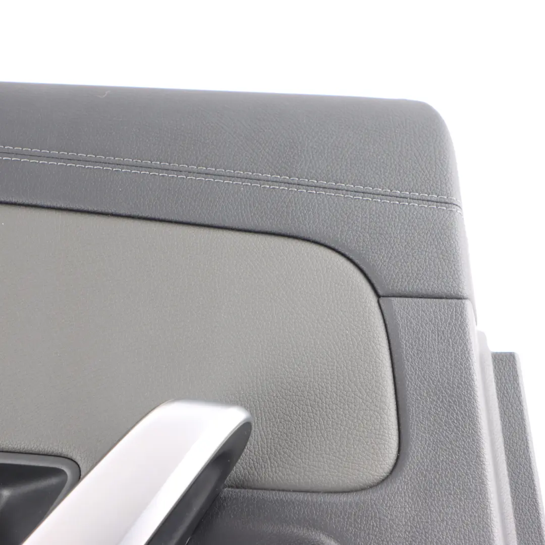 Door Card Left N/S Trim Panel Cover Leather Grey to Mercedes V177 Rear with Part number A1777303100 Mercedes V177 Rear Door Card Left N/S Trim Panel Cover Leather Grey - SKU A1777303100-3 - Part number A1777303100