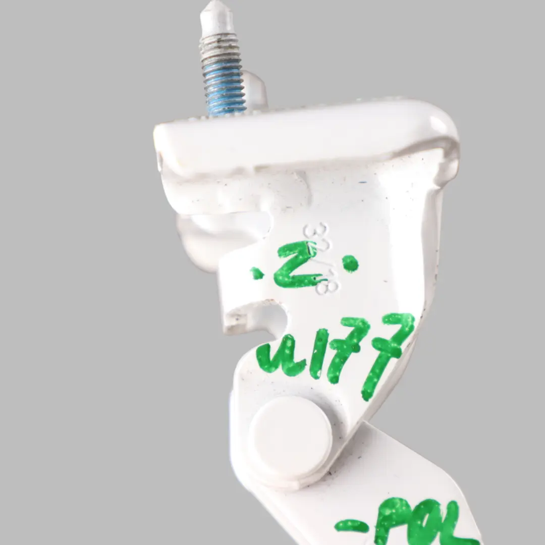 Trunk Tailgate Hinge Left N/S Polar White 149 to Mercedes W177 Rear with Part number A1777403500 Mercedes W177 Rear Trunk Tailgate Hinge Left N/S Polar White 149 - SKU A1777403500-POL - Part number A1777403500