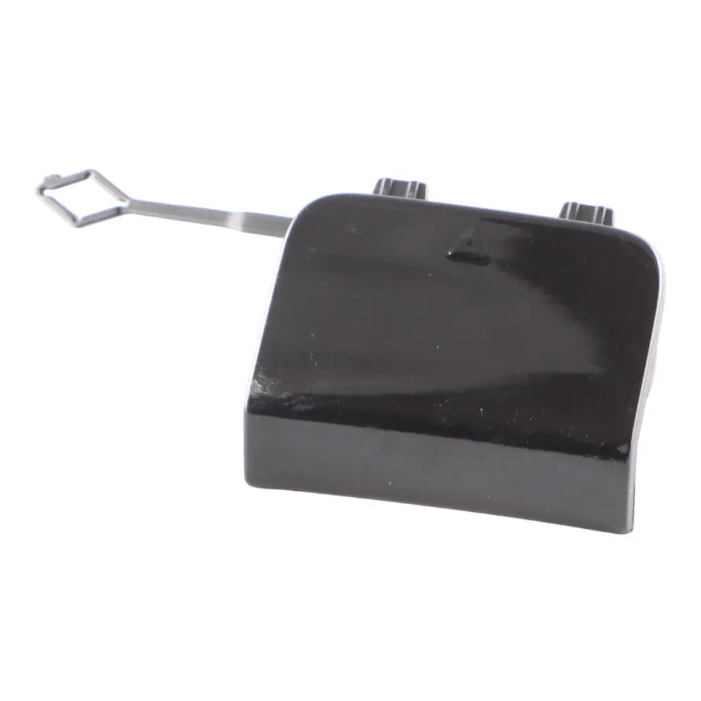 Bumper Tow Eye Hook Cover Kosmos Black - 191 to Mercedes V177 AMG Rear with Part number A1778850702 Mercedes V177 AMG Rear Bumper Tow Eye Hook Cover Kosmos Black - 191 - SKU A1778850702-KB - Part number A1778850702