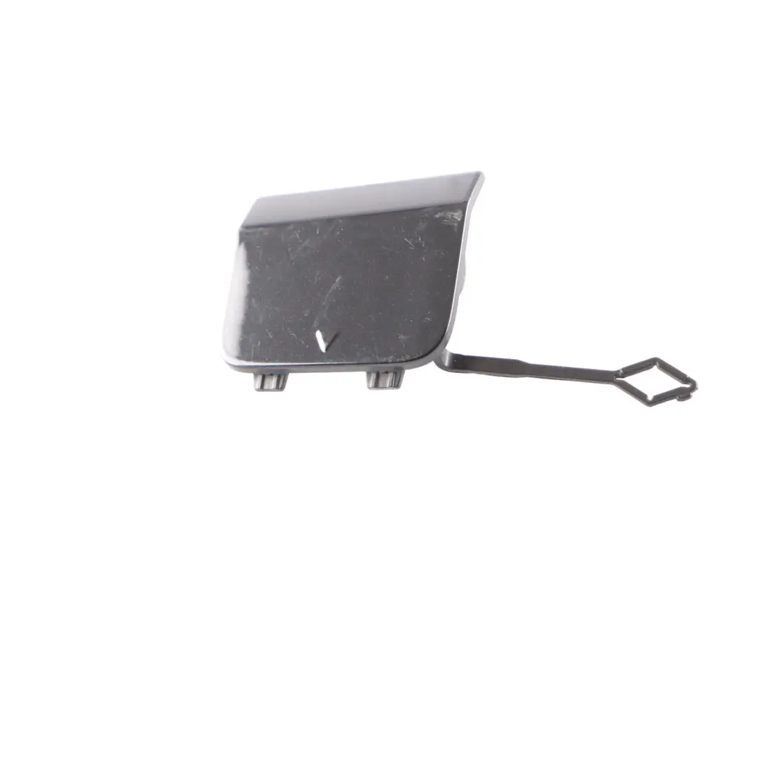 Bumper Tow Eye Hook Cover Kosmos Black - 191 to Mercedes V177 AMG Rear with Part number A1778850702 Mercedes V177 AMG Rear Bumper Tow Eye Hook Cover Kosmos Black - 191 - SKU A1778850702-KB - Part number A1778850702