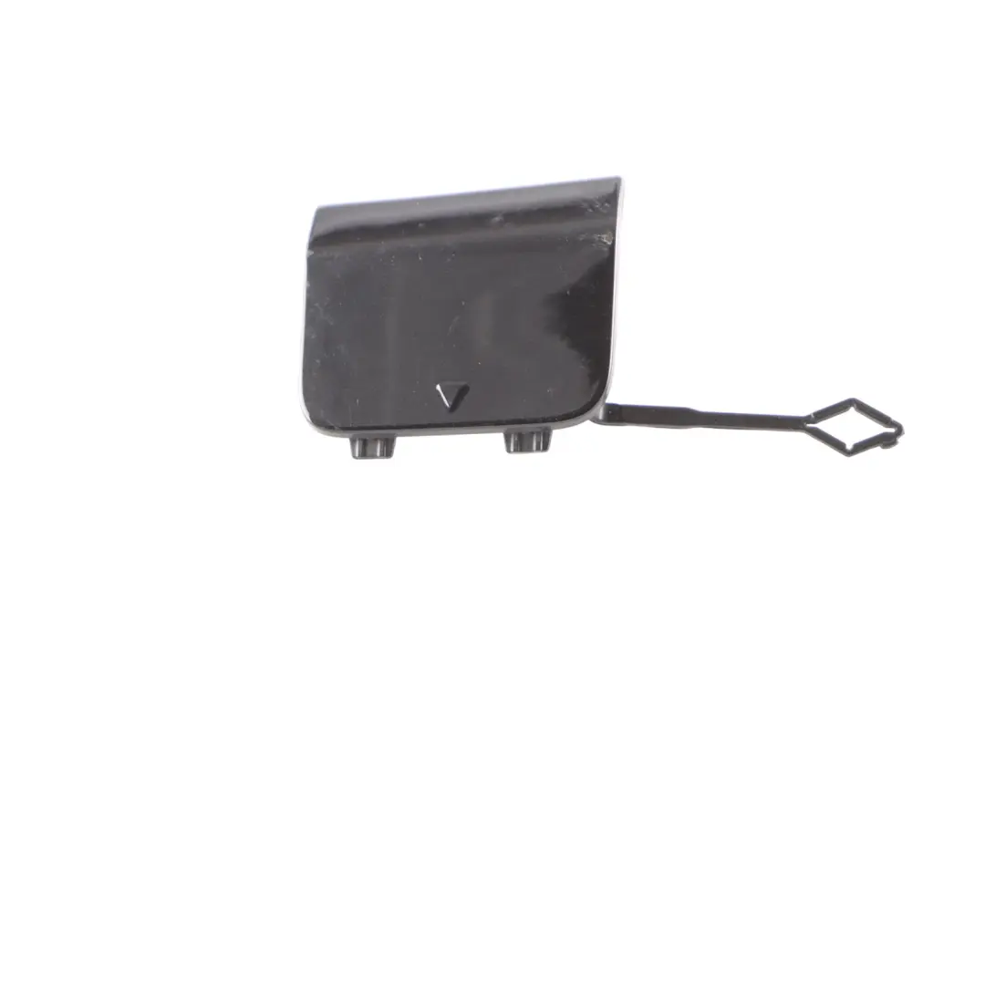 Bumper Tow Eye Hook Cover Kosmos Black - 191 to Mercedes V177 AMG Rear with Part number A1778850702 Mercedes V177 AMG Rear Bumper Tow Eye Hook Cover Kosmos Black - 191 - SKU A1778850702-KB - Part number A1778850702