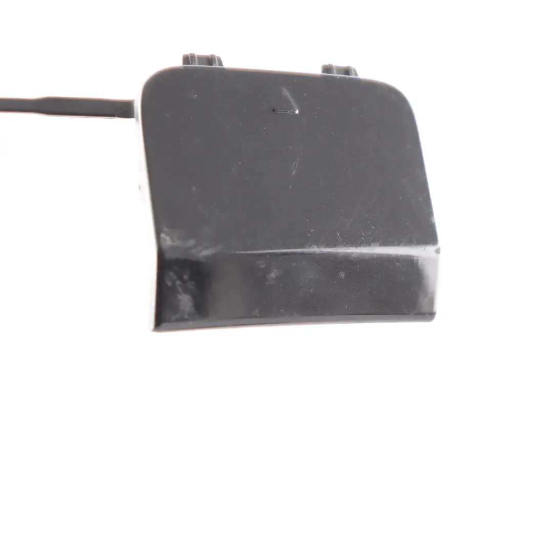 Bumper Tow Eye Hook Cover Kosmos Black - 191 to Mercedes V177 AMG Rear with Part number A1778850702 Mercedes V177 AMG Rear Bumper Tow Eye Hook Cover Kosmos Black - 191 - SKU A1778850702-KB - Part number A1778850702