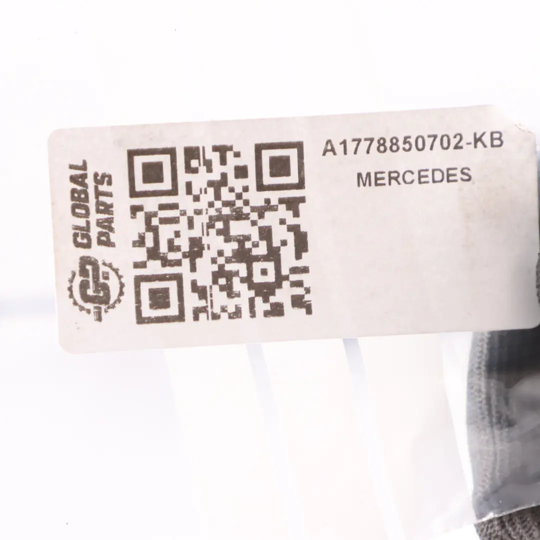 Bumper Tow Eye Hook Cover Kosmos Black - 191 to Mercedes V177 AMG Rear with Part number A1778850702 Mercedes V177 AMG Rear Bumper Tow Eye Hook Cover Kosmos Black - 191 - SKU A1778850702-KB - Part number A1778850702