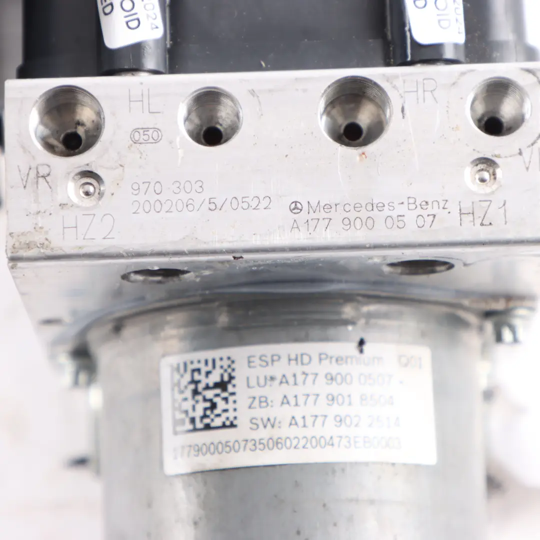 ABS Pump Unit Hydraulic Block Modulator to Mercedes V177 with Part number A1779000507 Mercedes V177 ABS Pump Unit Hydraulic Block Modulator - SKU A1779000507 - Part number A1779000507