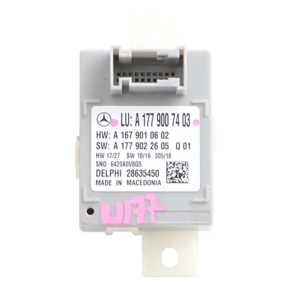 Moduł Sterownik Świateł Ambiente do Mercedes W177 o numerze A1779007403 Mercedes W177 Moduł Sterownik Świateł Ambiente - SKU A1779007403 - Numer Części A1779007403
