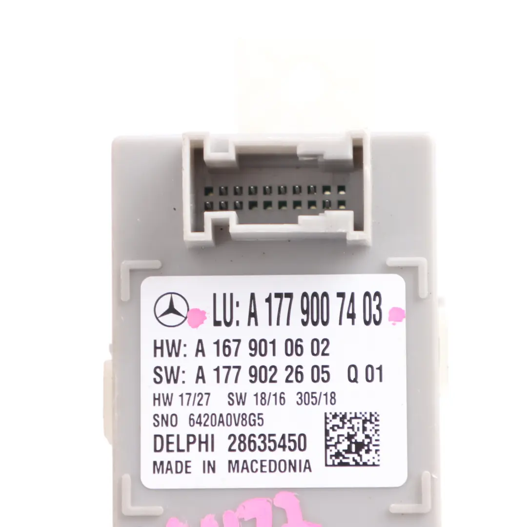 Mercedes W177 Modulo di controllo ambiente interno Unità ECU - SKU A1779007403 - Numero di parte A1779007403