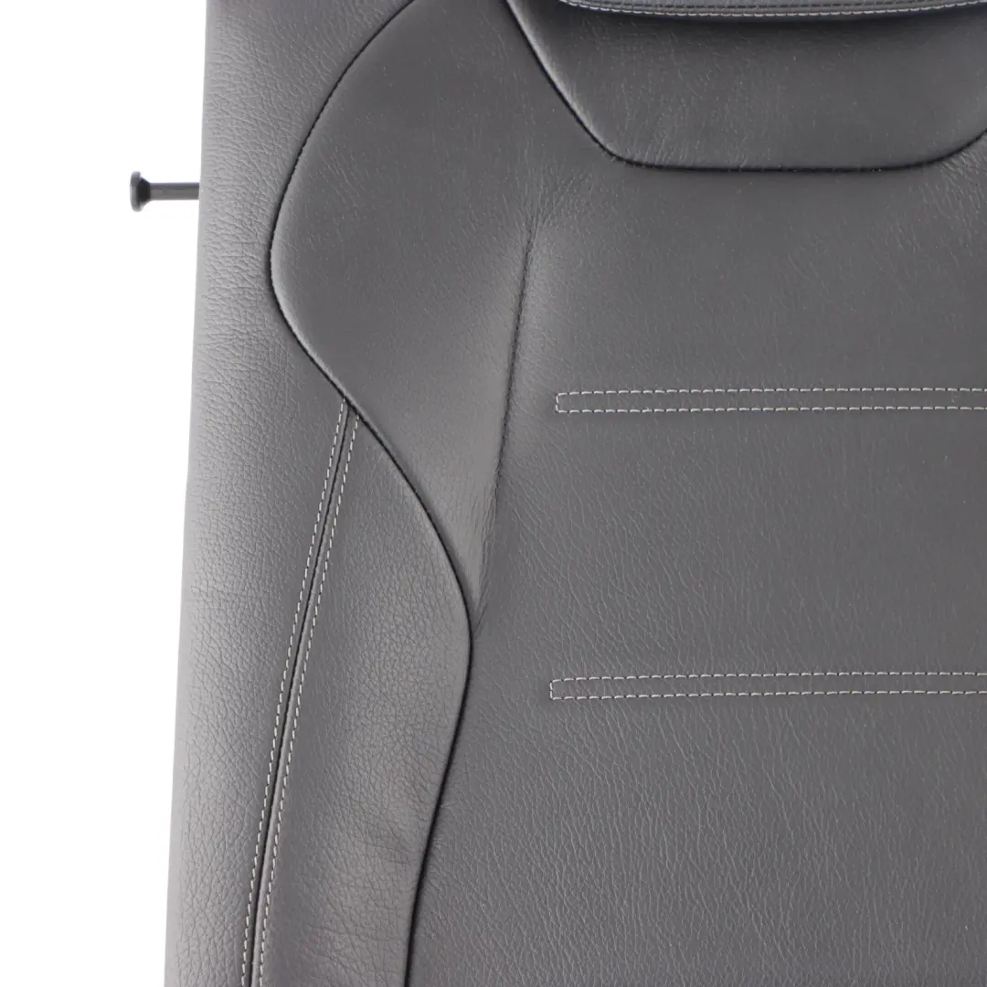 Mercedes V177 Seat Backrest Cover Rear Left N/S Black Leather - SKU A1779202302 - Part number A1779202302
