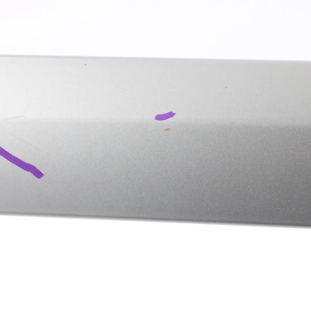 Door Strip Outer Rear Right O/S Moulding Brilliant Silver - 9744 to Mercedes W203 with Part number A2036903062 Mercedes W203 Door Strip Outer Rear Right O/S Moulding Brilliant Silver - 9744 - SKU A2036903062-BRS - Part number A2036903062