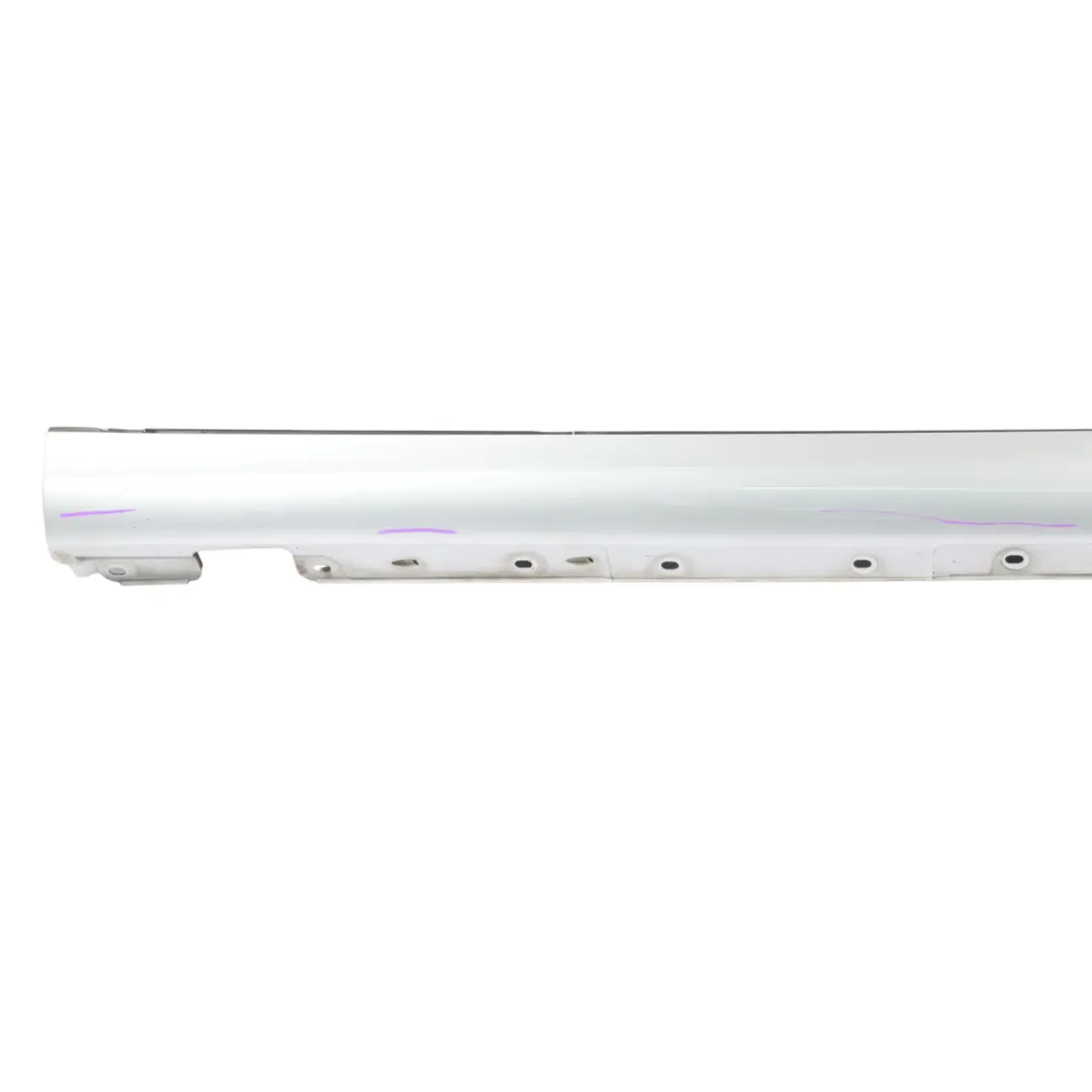 Door Sill Side Cover Skirt Right O/S Brilliant Silver Metallic 744 to Mercedes W203 with Part number A2036981454 Mercedes W203 Door Sill Side Cover Skirt Right O/S Brilliant Silver Metallic 744 - SKU A2036981454-BRS - Part number A2036981454