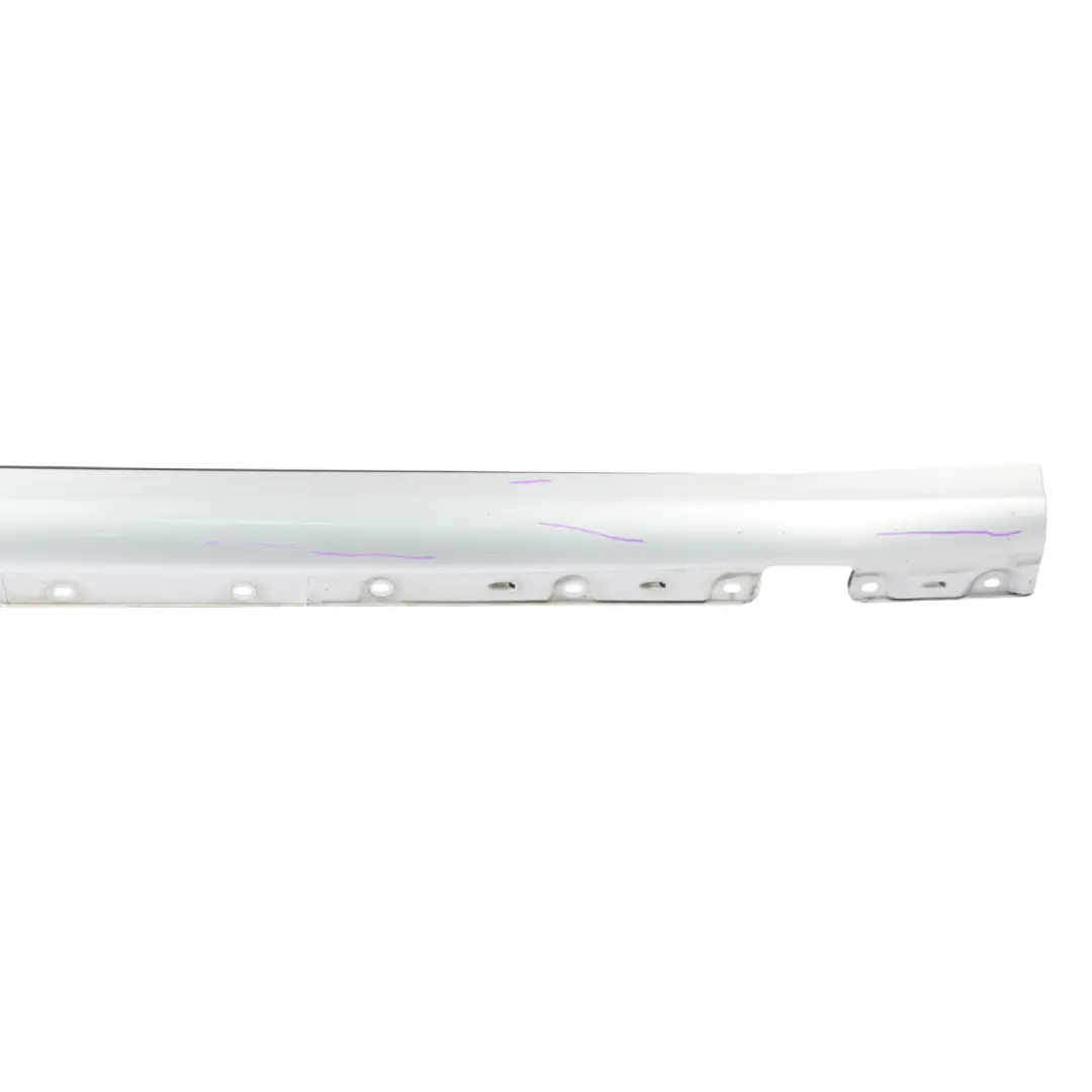 Mercedes W203 Door Sill Side Cover Skirt Right O/S Brilliant Silver Metallic 744 - SKU A2036981454-BRS - Part number A2036981454