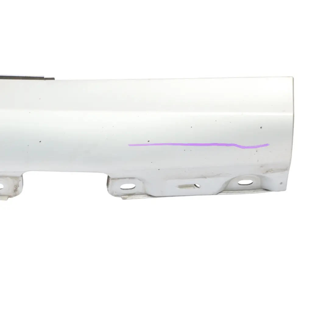 Mercedes W203 Door Sill Side Cover Skirt Right O/S Brilliant Silver Metallic 744 - SKU A2036981454-BRS - Part number A2036981454